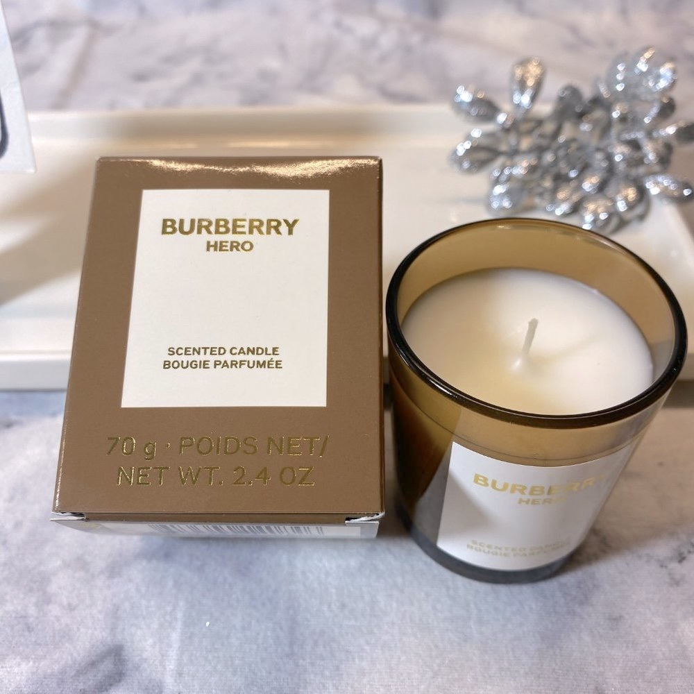 Burberry Hero Scented Candle,Woody Aromatic Cedarwood-Full 70g,2.4oz-BOXED-NEW - Picture 3 of 8